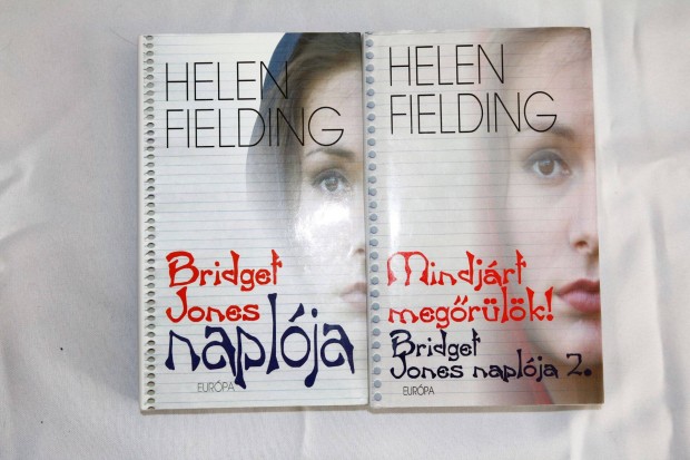 Helen Fielding Bridget Jones naplja I II / knyv Eurpa kiads 2000