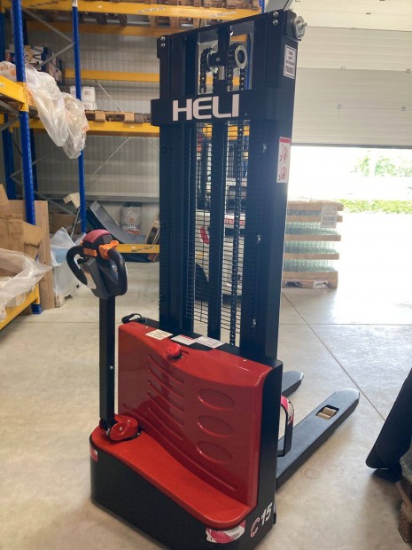 Heli DC 15 elektromos targonca új akkumulátorokkal!