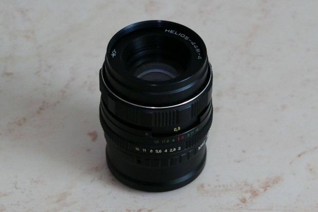 Helios 58mm f2 + Mikro 4/3-os adapter