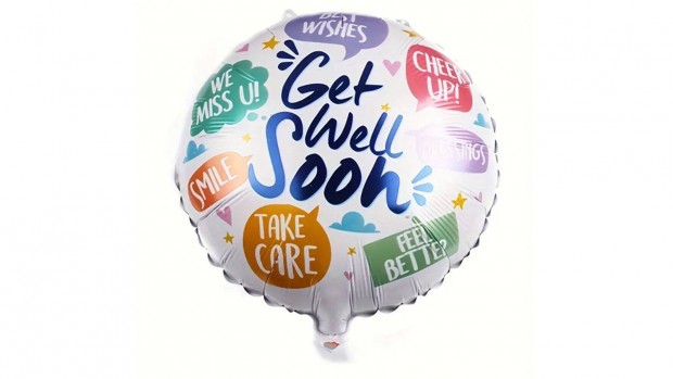 Hliumos lufi - "Get Well Soon" (45 cm) - Debrecen