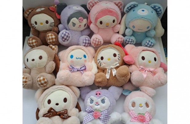 Hello Kitty Kuromi My Melody Cinnamoroll plss kulcstart 11 fle