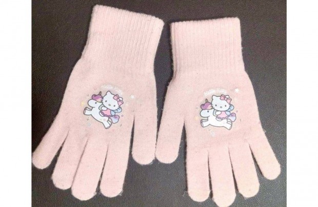 Hello Kitty kislny gyerek keszty 8-10 vesnek