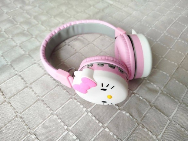 Hello Kitty mikrofonos bluetooth fejhallgat