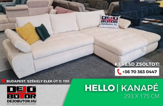 Hello fehr sarok rugs kanap lgarnitra relax karfkkal 293x173 cm