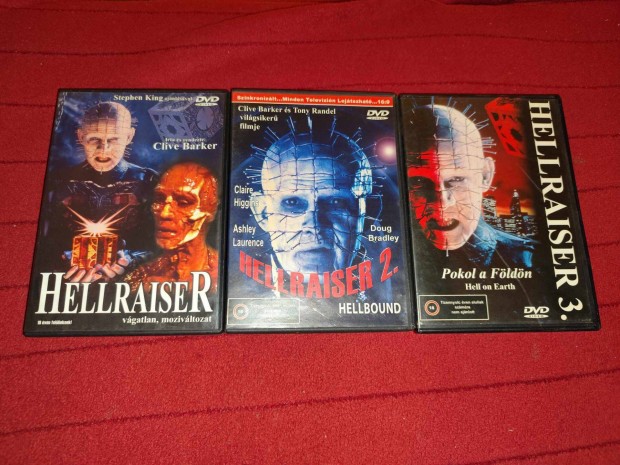 Hellraiser 1-3. (DVD)