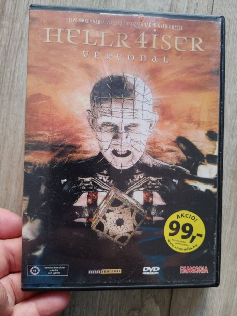 Hellraiser 4-Vrvonal beszerezhetetlen ritkasg!