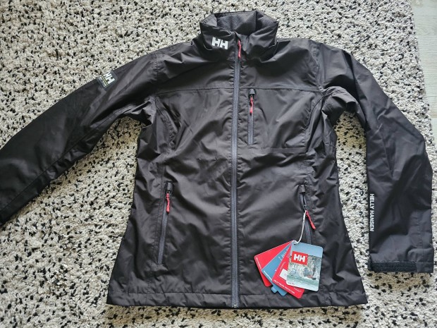 Helly Hansen Crew Jacket XL-es fekete ni atmeneti kabt