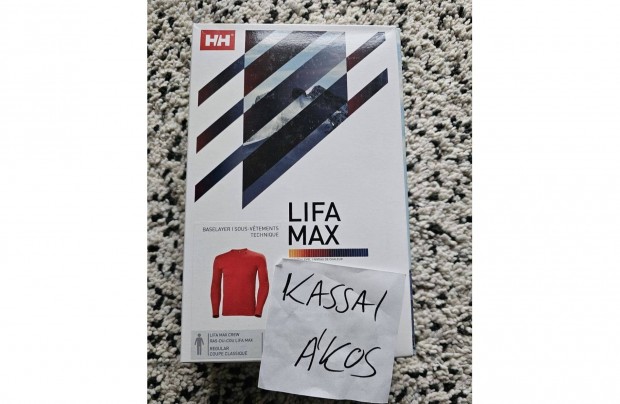 Helly Hansen Lifa Max frfi XL-es piros alltz fels. Teljesen j,