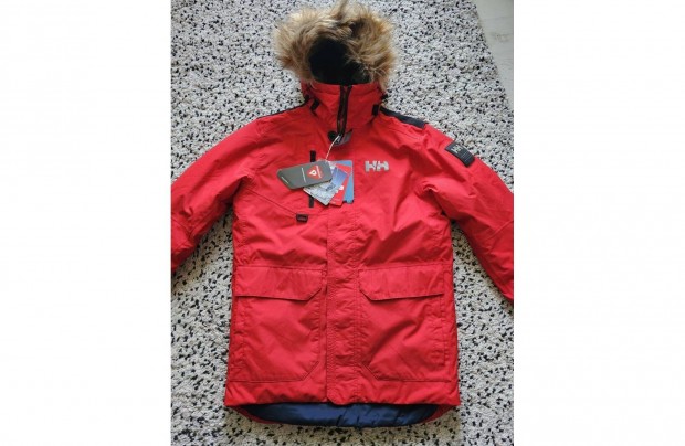 Helly Hansen Svalbard Parka frfi S-es piros tli kabt. Teljesen j,