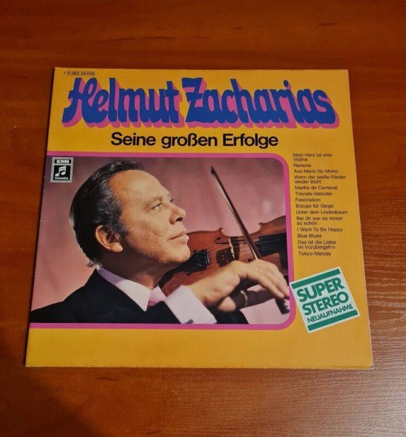 Helmut Zacharias - Seine groe Erfolge; LP, Vinyl