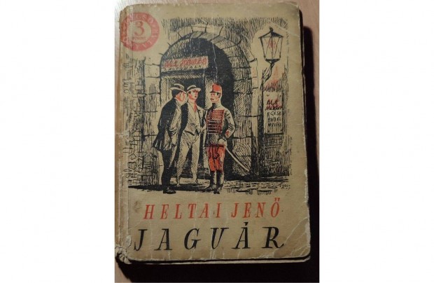 Heltai Jen: Jagur (1954) Megviselt llapot rgi knyv