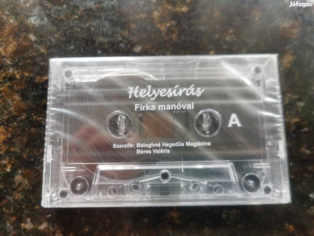 Helyesírás firka manóval, bontatlan audio kazetta