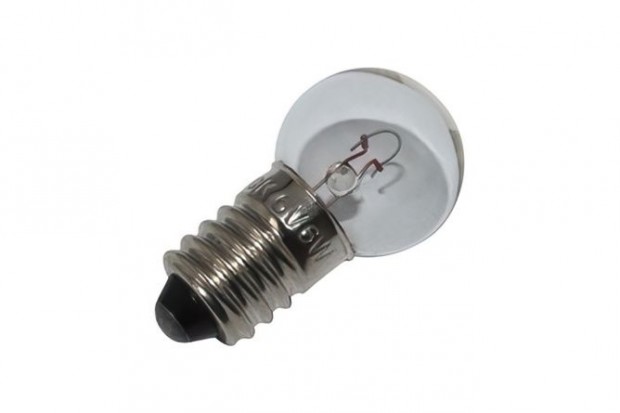 Helyzetjelz� izz� 6V - 6W E10 feh�r