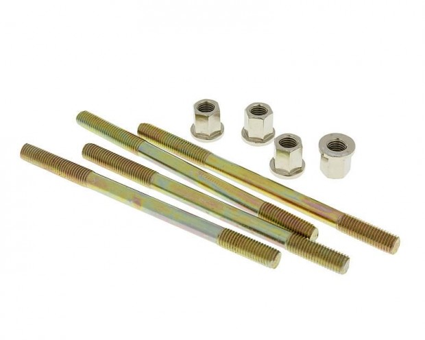Henger csavar szett Naraku, csomagban anya M7 menetes 110mm teljes hos