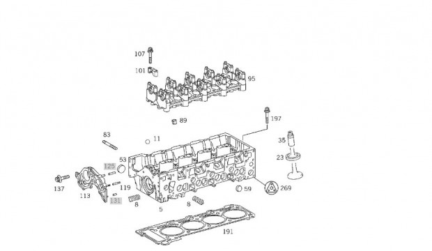 Hengerfej vito w638 cdi fel�j�tott elad�