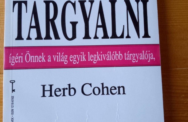 Herb Cohen Brmit meg tud trgyalni / knyv