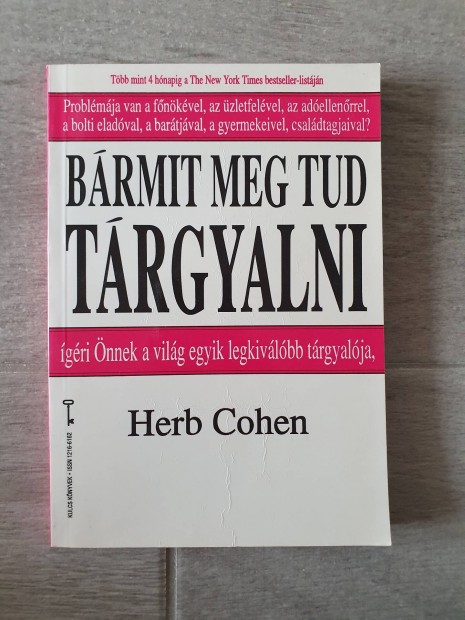 Herb Cohen: Brmit meg tud trgyalni knyv 