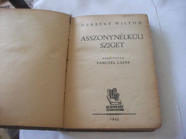 Herbert Wilton - Asszonynlkli / Asszony nlkli sziget - sportregny