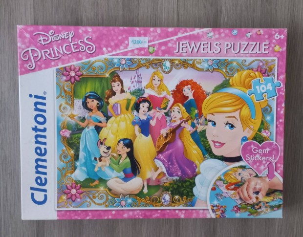 Hercegnős puzzle kirakó 104 darabos Clementoni 