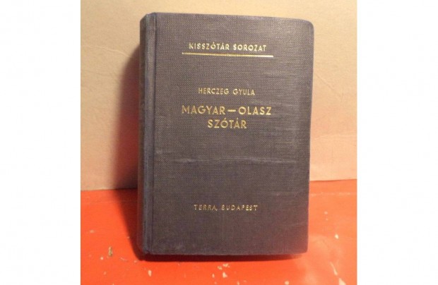 Herczeg Gyula: Magyar - Olasz kisszótár