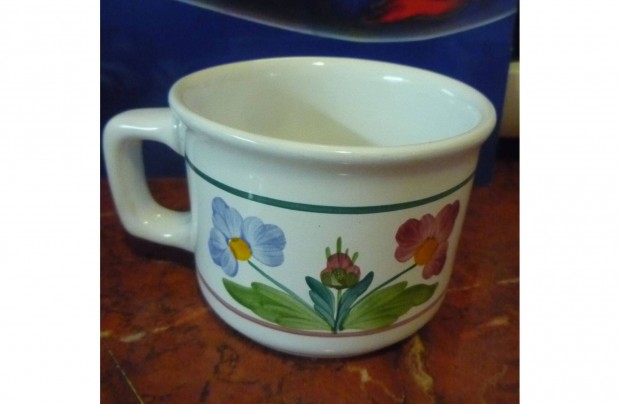 Herendi Village Pottery" rzss kermia fles bgre 1 db