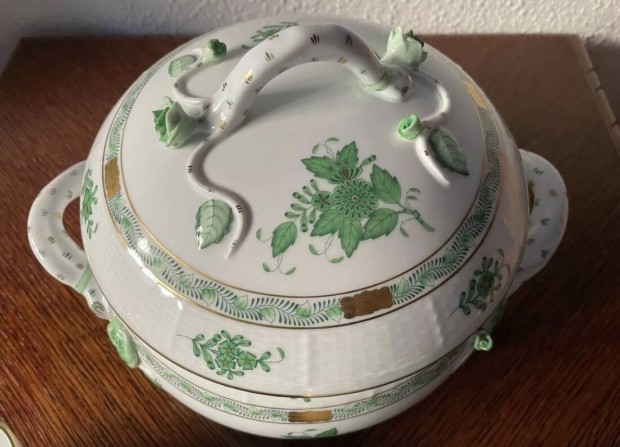 Herendi Zld Apponyi porceln kszlet 