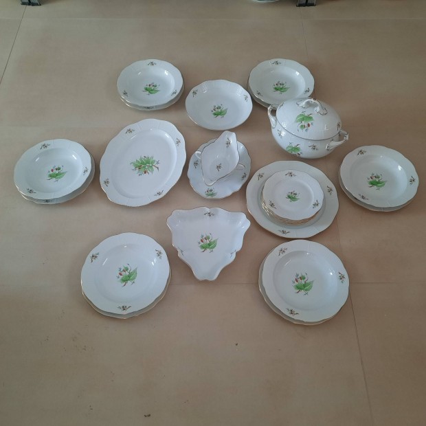 Herendi hecsedli, csipkebogy mints porceln tkszlet elad 