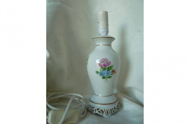 Herendi porceln 40 W-os asztali lmpa j vezetkkel