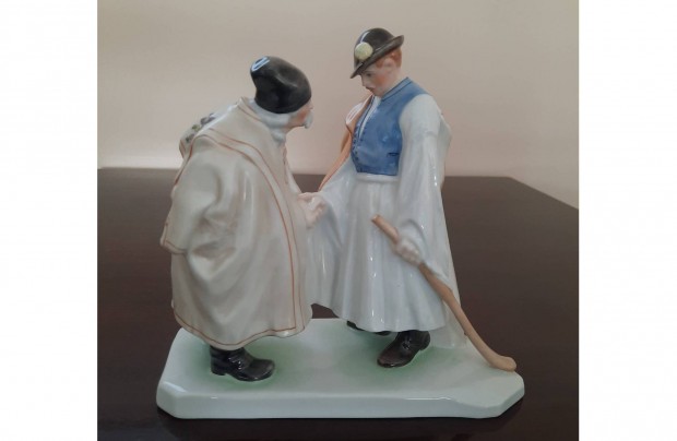 Herendi porceln Bcszkodk, Bcszkod juhszok figura elad