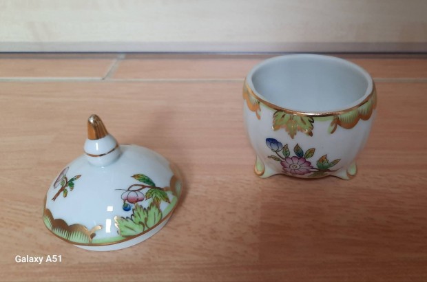 Herendi porcelán bonbonier, hibátlan, ritka!