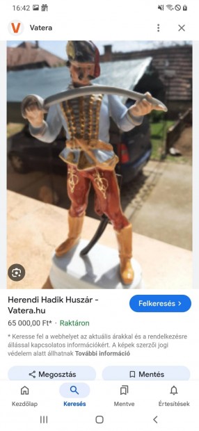Herendi porcelan figura