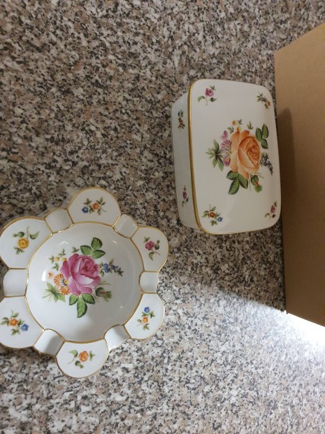 Herendi porceln hamutart+bonbonier szett