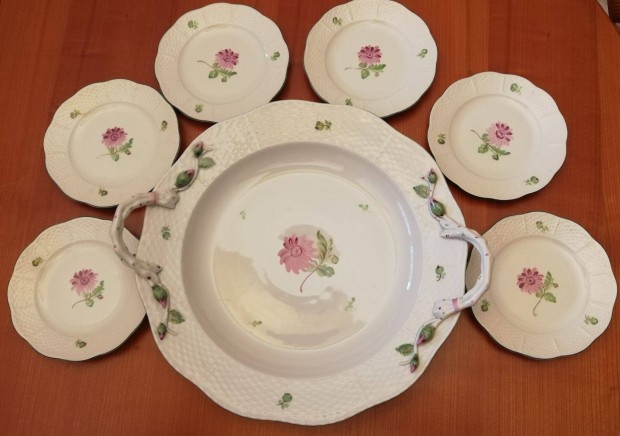 Herendi porceln nvnyinda fles knl stemnyes kszlet!