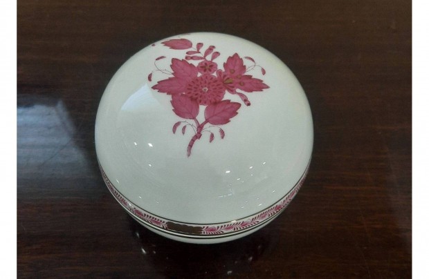 Herendi pur-pur Apponyi mints porceln bonbonier elad!