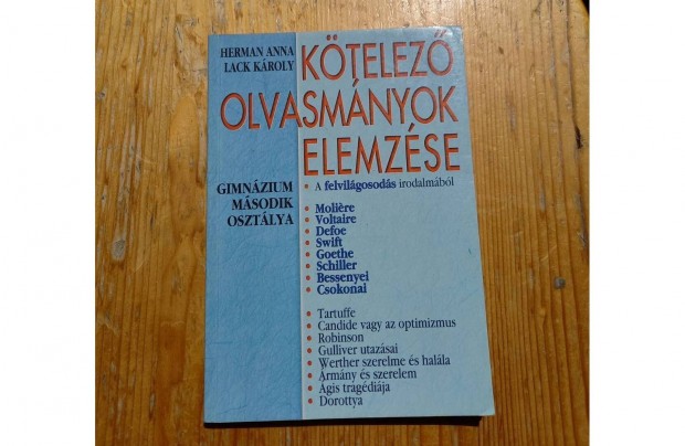 Herman A. - Lack K. - Ktelez olvasmnyok elemzse gimnzium 2.osztl