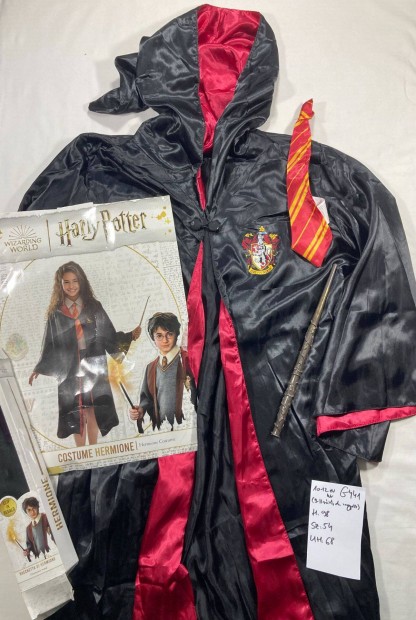 Hermione jelmez + plca, Harry Potter jelmez 10-12 v G441