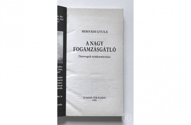 Hernádi Gyula: A nagy fogamzásgátló - Csak személyesen!