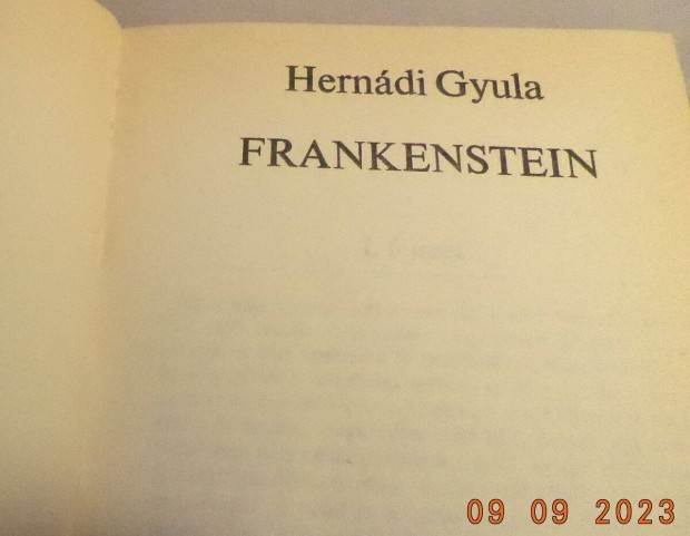 Herndi Gyula: Frankenstein
