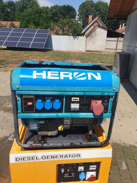 Heron EGM60AVR-3 aggregátor benzines