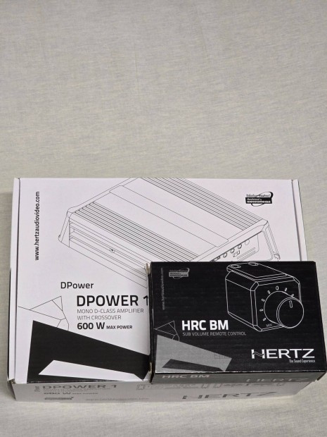 Hertz Dpower1 600W erst+ Hertz HRC BM mly-sugrz tvvezrl