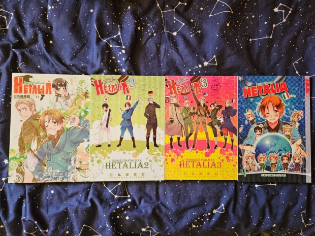 Hetalia 4 ktet 1-3 magyar, 4 nmet nyelven!