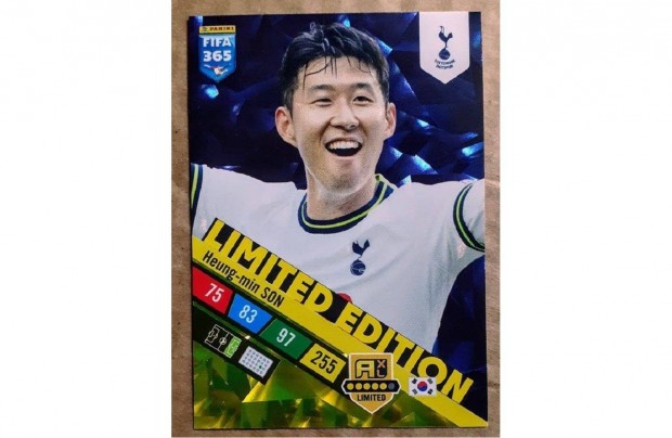 Heung-min Son Tottenham Hotspur Limited focis krtya Panini FIFA 2023