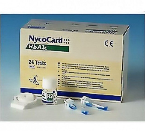 HgA1c kontrol teszt NycoCard kszlkhez 2x1,5 ml