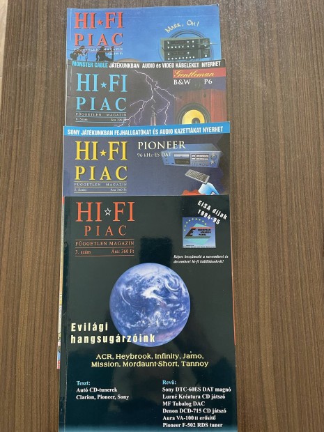 Hi-fi piac magazinok 1997