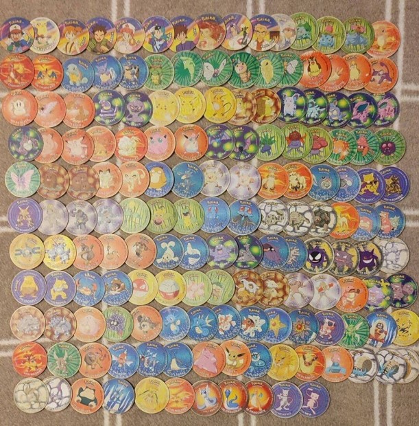 Hinytalan pokmon kanto tazo gyjtemny 2001 cheetos