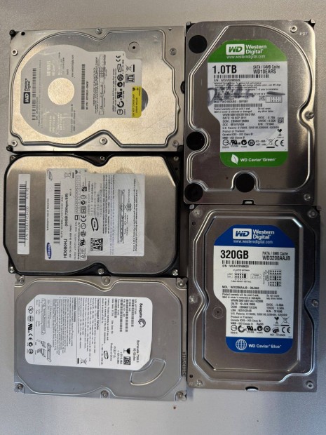 Hibás 3.5" HHD, merevlemez, vincseszter, WD, Samsung