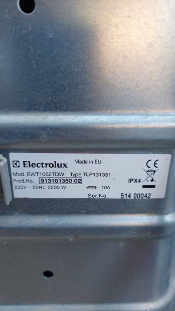 Hibs Electrolux EWT 1062 TDV, Dobhibs elad!
