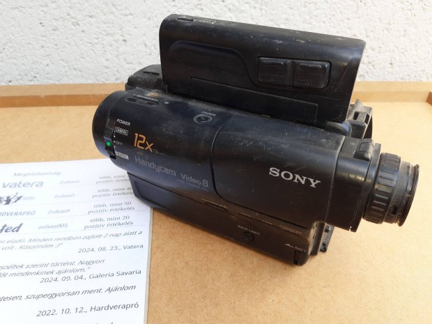 Hibs Sony Handycam Video 8 kazetts kamera CCD-TR380E