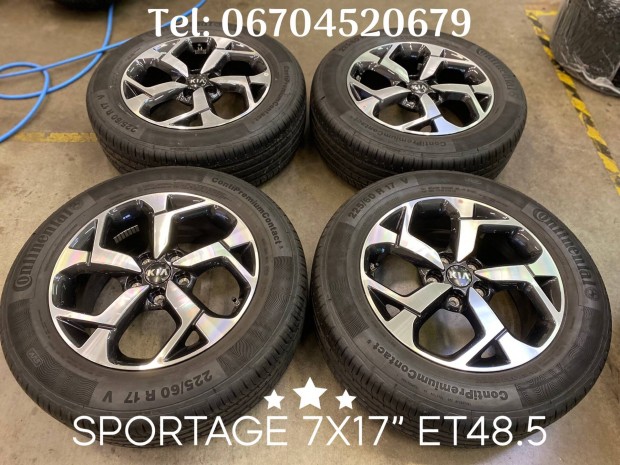Hibtlan Kia Sportage/Tucson gyri 17"-os alufelni 225/60R17