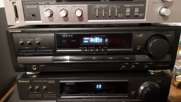 Hibátlan Technics SA-EX120 rádió erősítő 2×80W